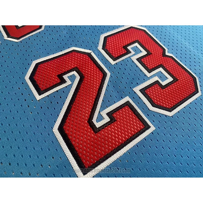 Camiseta Chicago Bulls Michael Jordan #23 Mitchell & Ness 1997-98 Azul